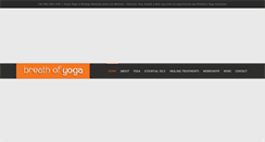 Desktop Screenshot of breathofyoga.net